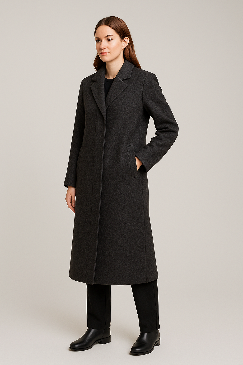 Amara | Wool-Blend Overcoat